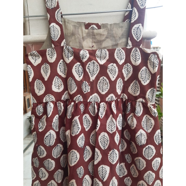 Nirikshya Brown Sleeveless Dress - Image 2