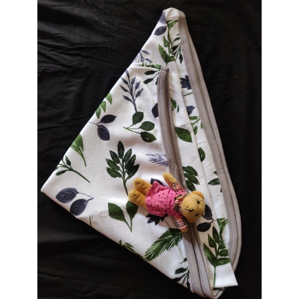 Just Be-Leaf Swaddle Blanket