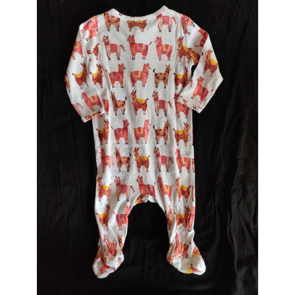 The Llama Drama Romper with Silicone Feet - Image 6